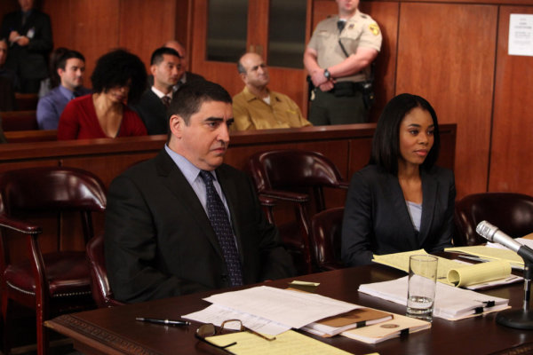 Still of Alfred Molina and Regina Hall in Law & Order: Los Angeles (2010)