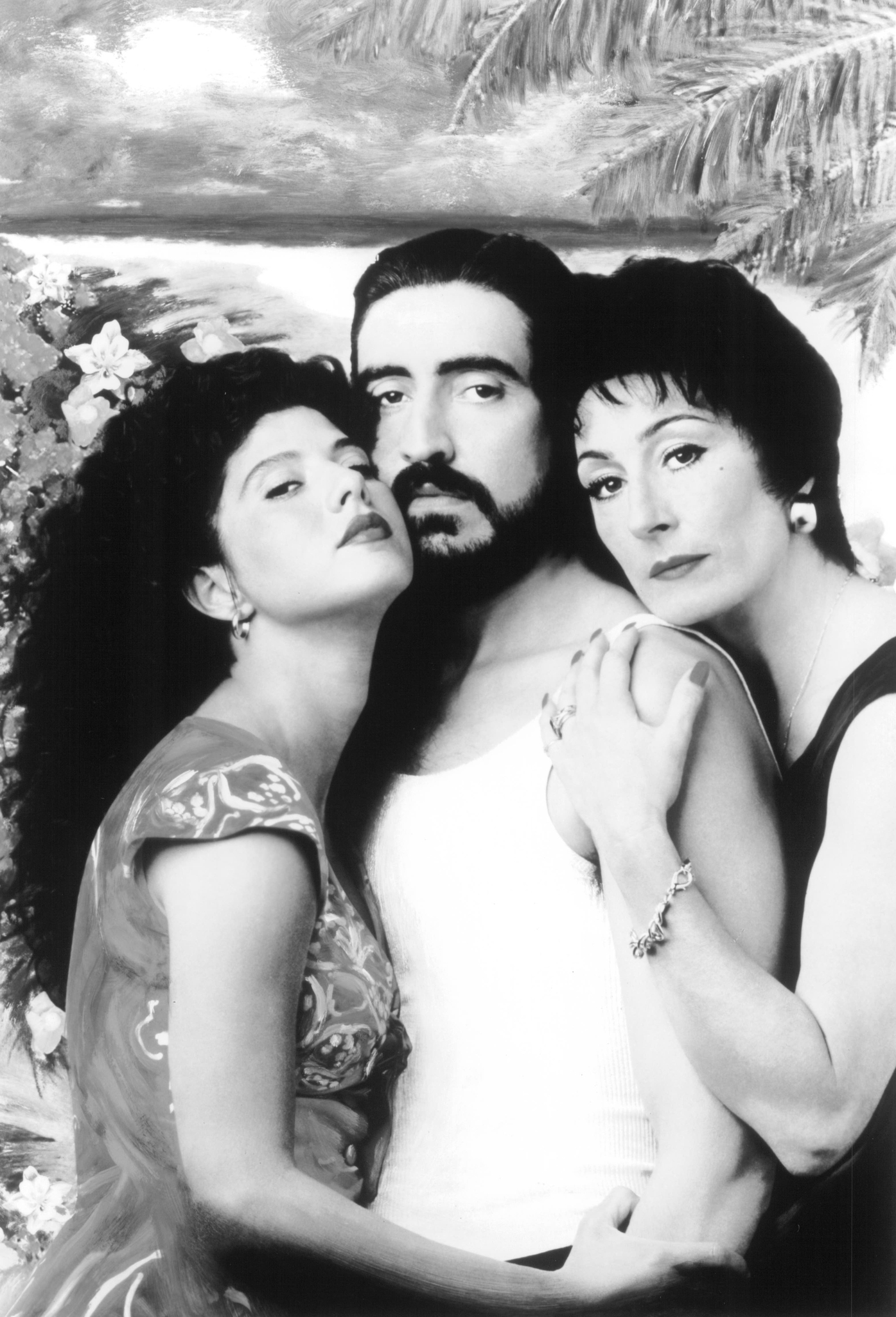 Still of Alfred Molina, Marisa Tomei and Anjelica Huston in The Perez Family (1995)