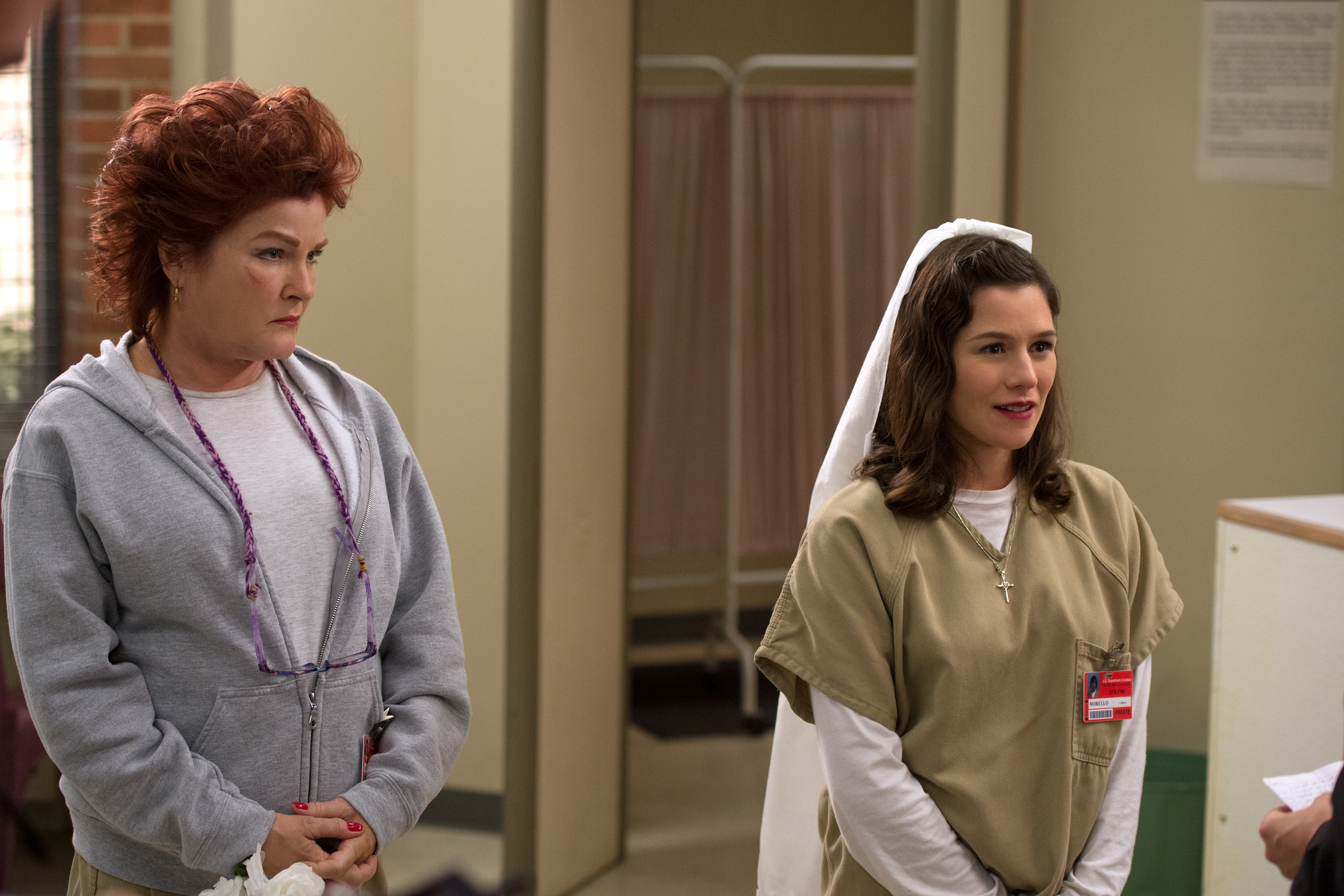 Still of Kate Mulgrew and Yael Stone in Orange Is the New Black (2013)