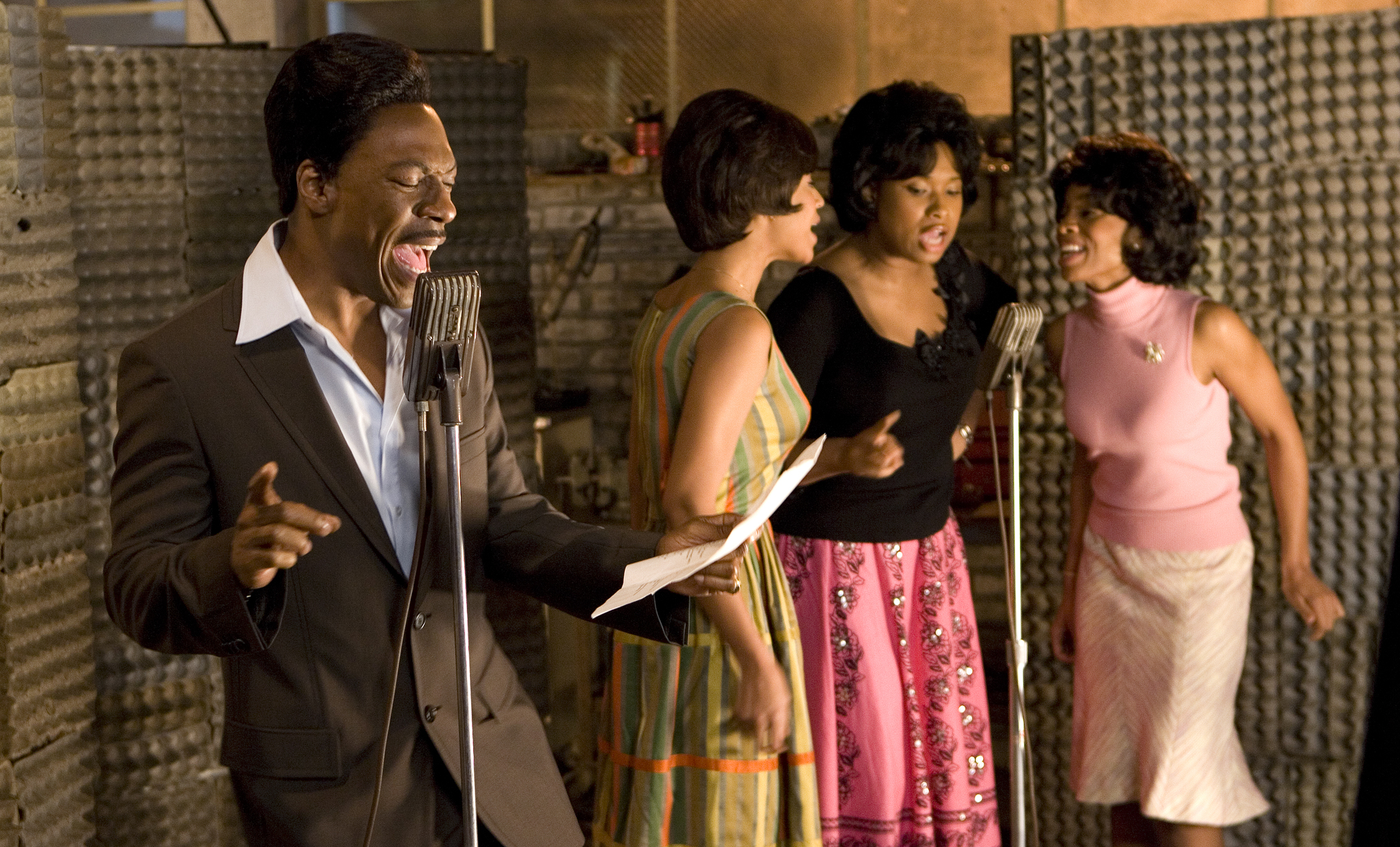 Still of Eddie Murphy, Beyoncé Knowles, Anika Noni Rose and Jennifer Hudson in Dreamgirls (2006)