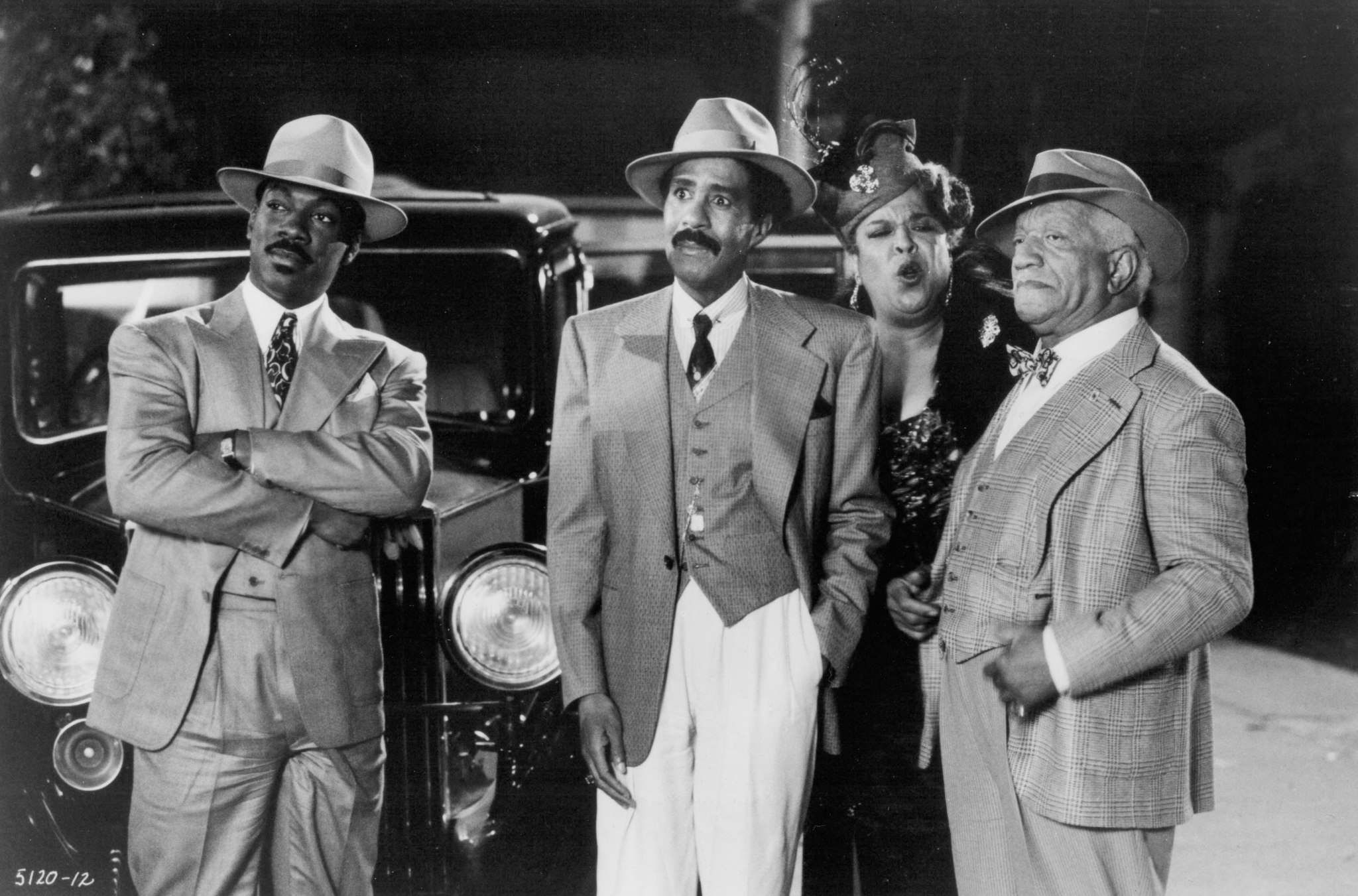 Still of Eddie Murphy, Richard Pryor, Della Reese and Redd Foxx in Harlem Nights (1989)