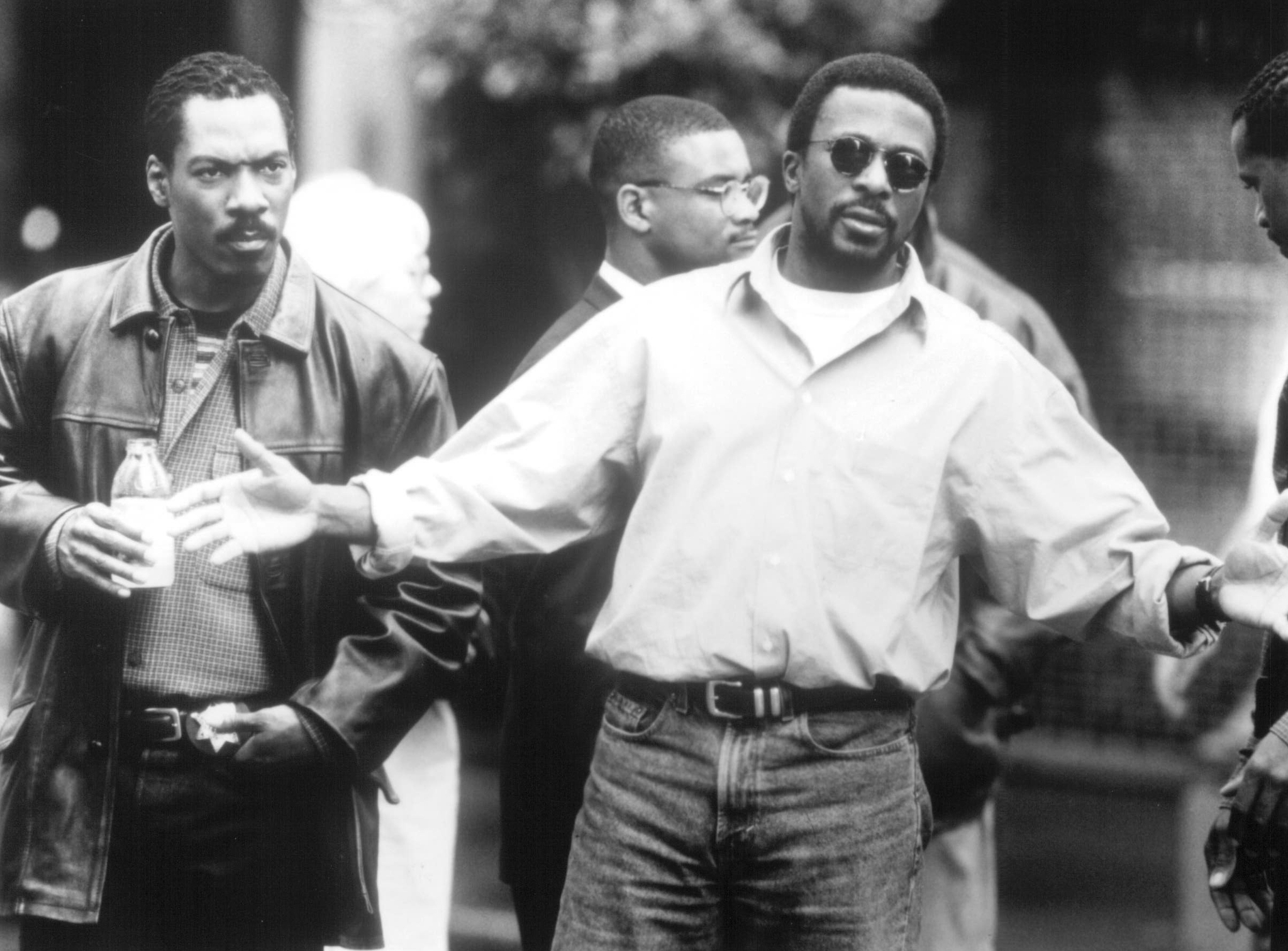 Still of Eddie Murphy and Thomas Carter in Metro (1997)