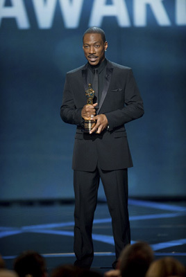 Eddie Murphy presents the Jean Hersholt Humanitarian Award to actor, director, writer and producer Jerry Lewis during the 81st Annual Academy Awards® from the Kodak Theatre in Hollywood, CA Sunday, February 22, 2009 live on the ABC Television Network.