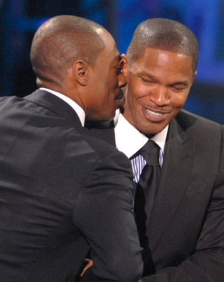 Eddie Murphy and Jamie Foxx at event of 13th Annual Screen Actors Guild Awards (2007)