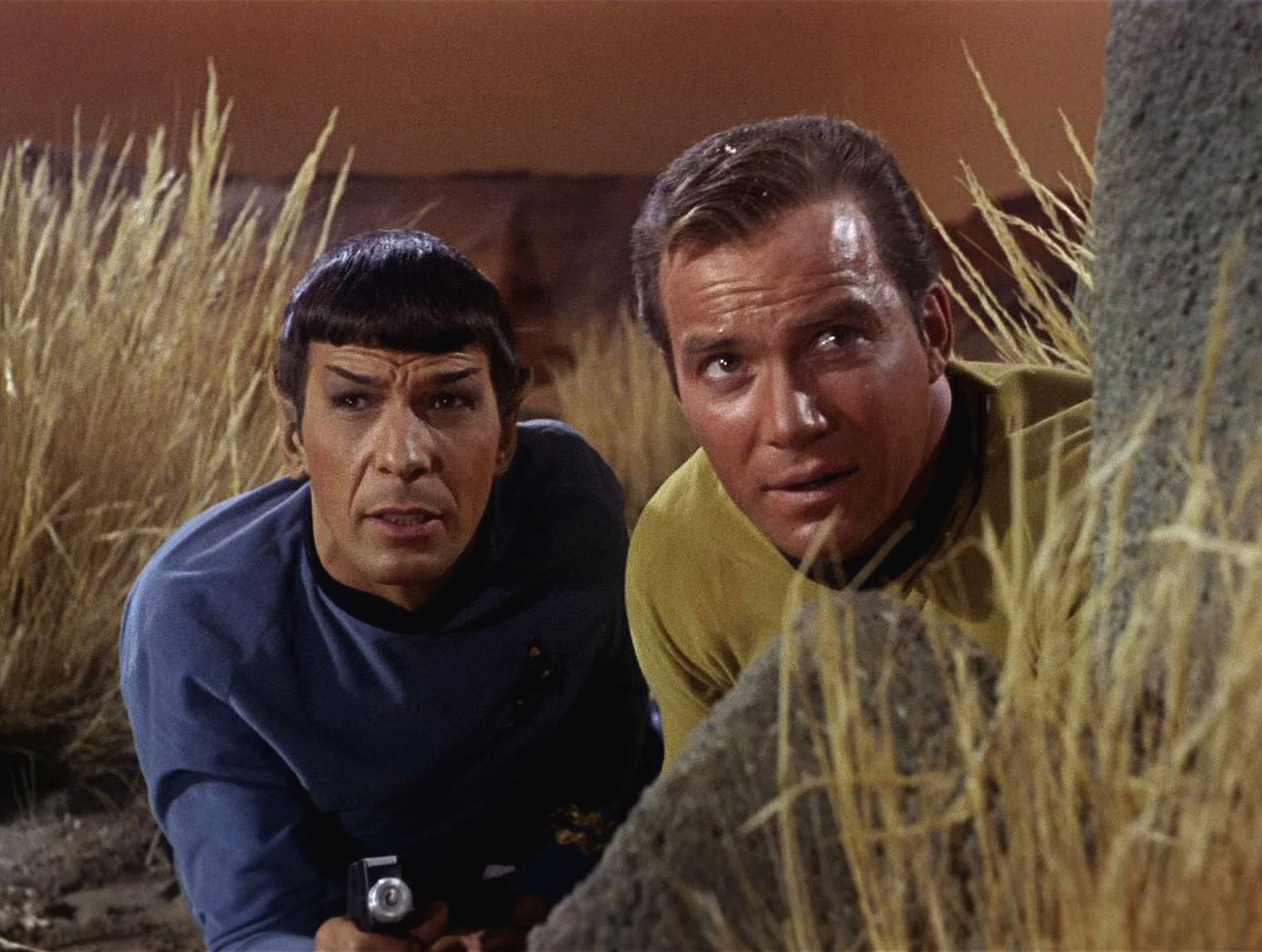 Still of Leonard Nimoy and William Shatner in Star Trek (1966)