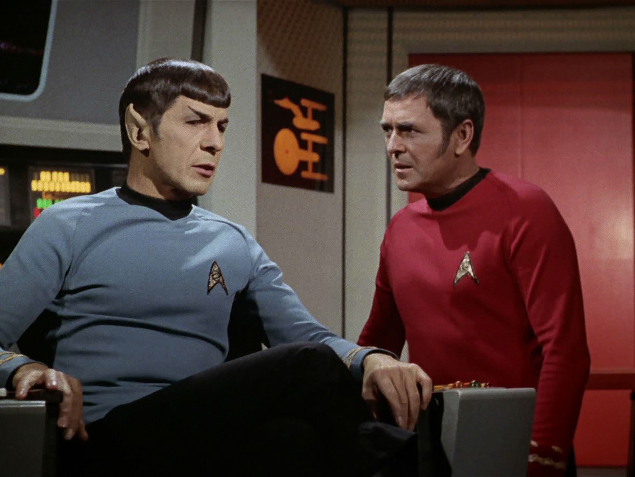 Still of Leonard Nimoy and James Doohan in Star Trek (1966)