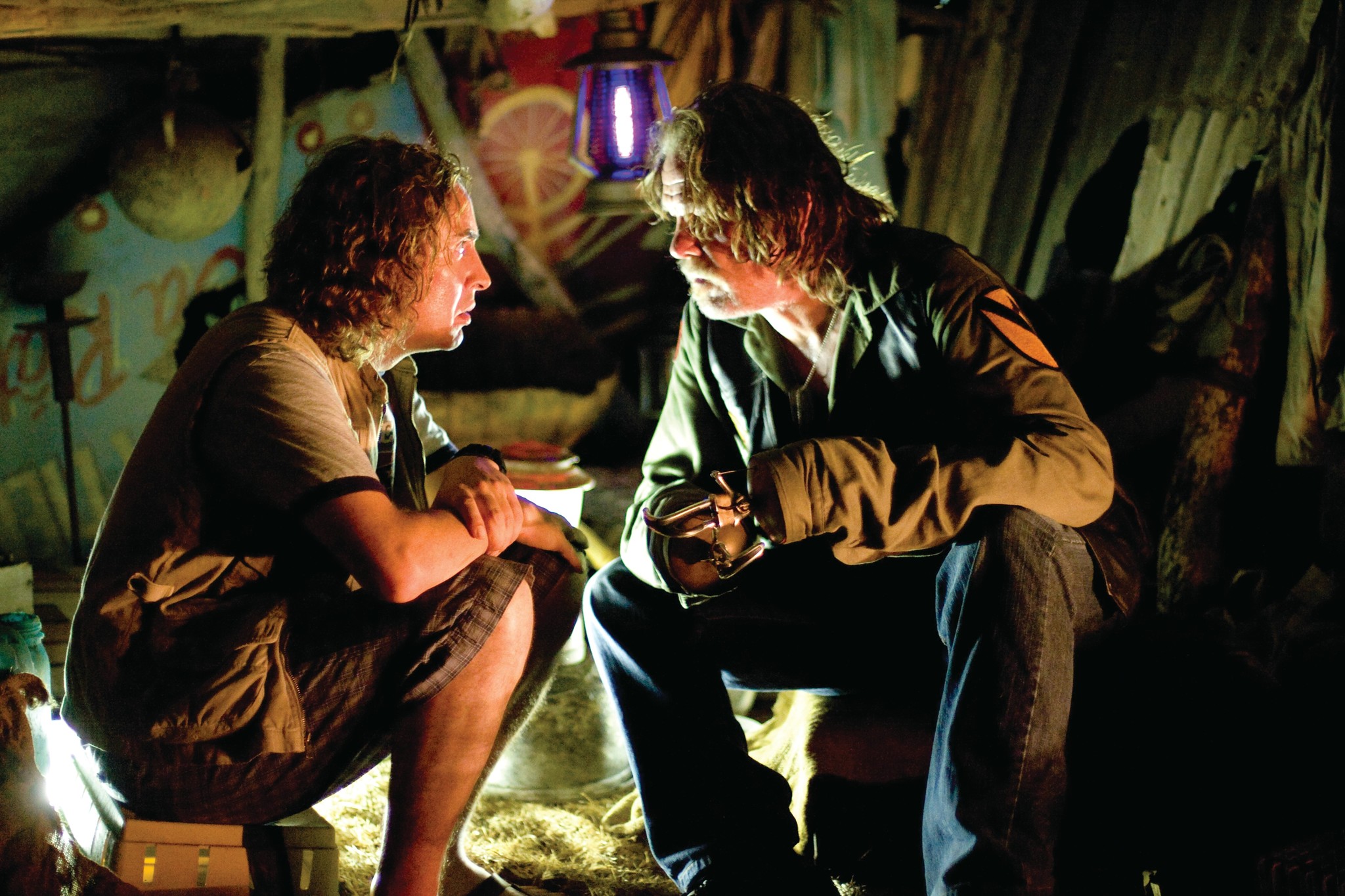 Still of Nick Nolte and Steve Coogan in Griaustinis tropikuose (2008)