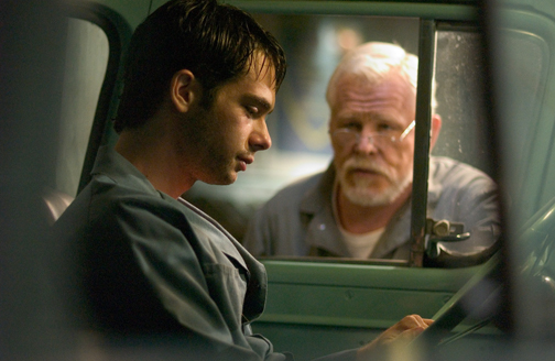 Still of Nick Nolte and Scott Mechlowicz in Taikus karys (2006)