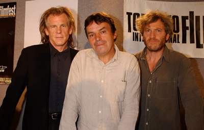Nick Nolte, Neil Jordan and Tchéky Karyo at event of The Good Thief (2002)