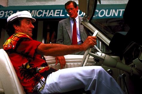 Still of Robert De Niro and Nick Nolte in Cape Fear (1991)