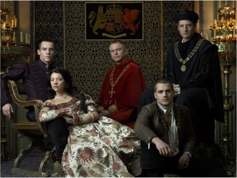 Sam Neill, Jeremy Northam and Natalie Dormer in The Tudors (2007)