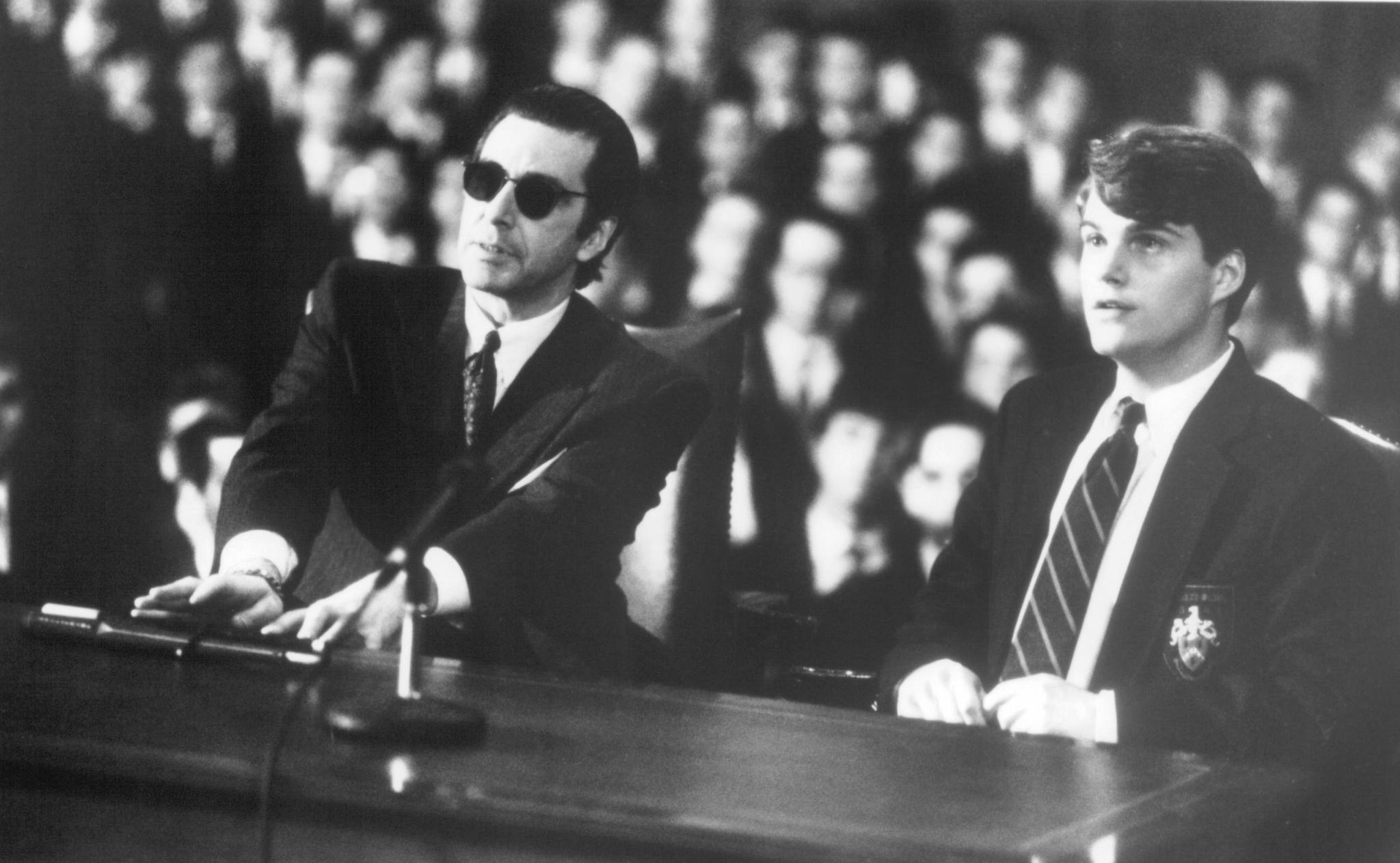 Still of Al Pacino and Chris O'Donnell in Scent of a Woman (1992)