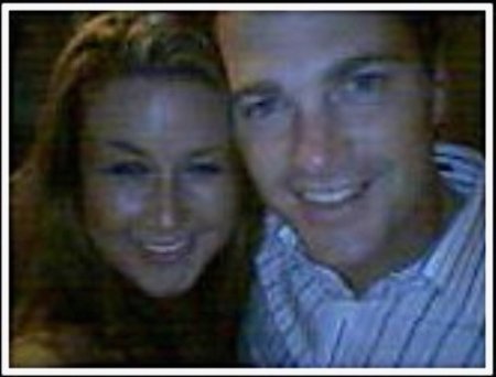 Lisa Hoover & Chris O'Donnell on the set of 