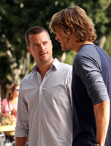 Still of Chris O'Donnell and Eric Christian Olsen in NCIS: Los Angeles (2009)