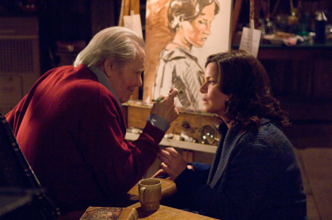 Still of Peter O'Toole and Marcia Gay Harden in Christmas Cottage (2008)
