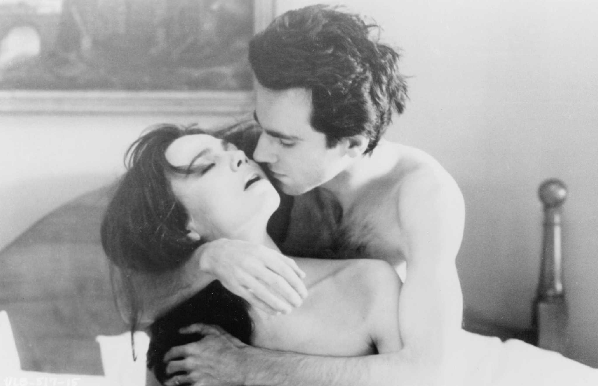 Still of Daniel Day-Lewis and Lena Olin in The Unbearable Lightness of Being (1988)