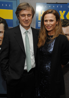 Lena Olin and Lasse Hallström at event of The Hoax (2006)