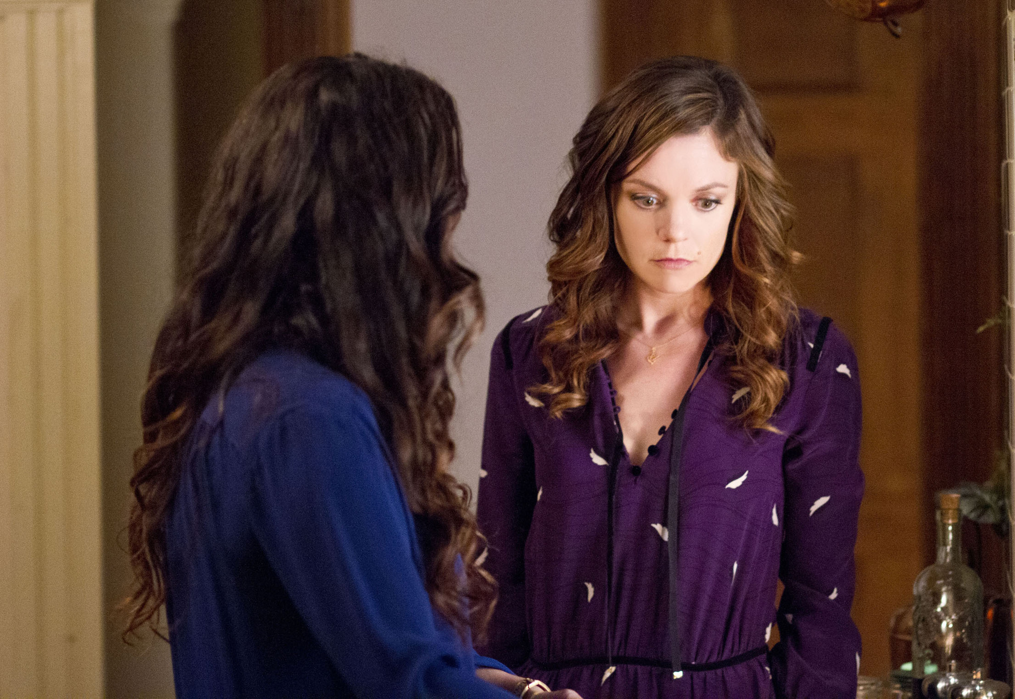 Still of Julia Ormond and Rachel Boston in Witches of East End (2013)