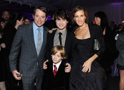 Matthew Broderick, Sarah Jessica Parker and Daniel Radcliffe at event of Haris Poteris ir mirties relikvijos. 1 dalis (2010)
