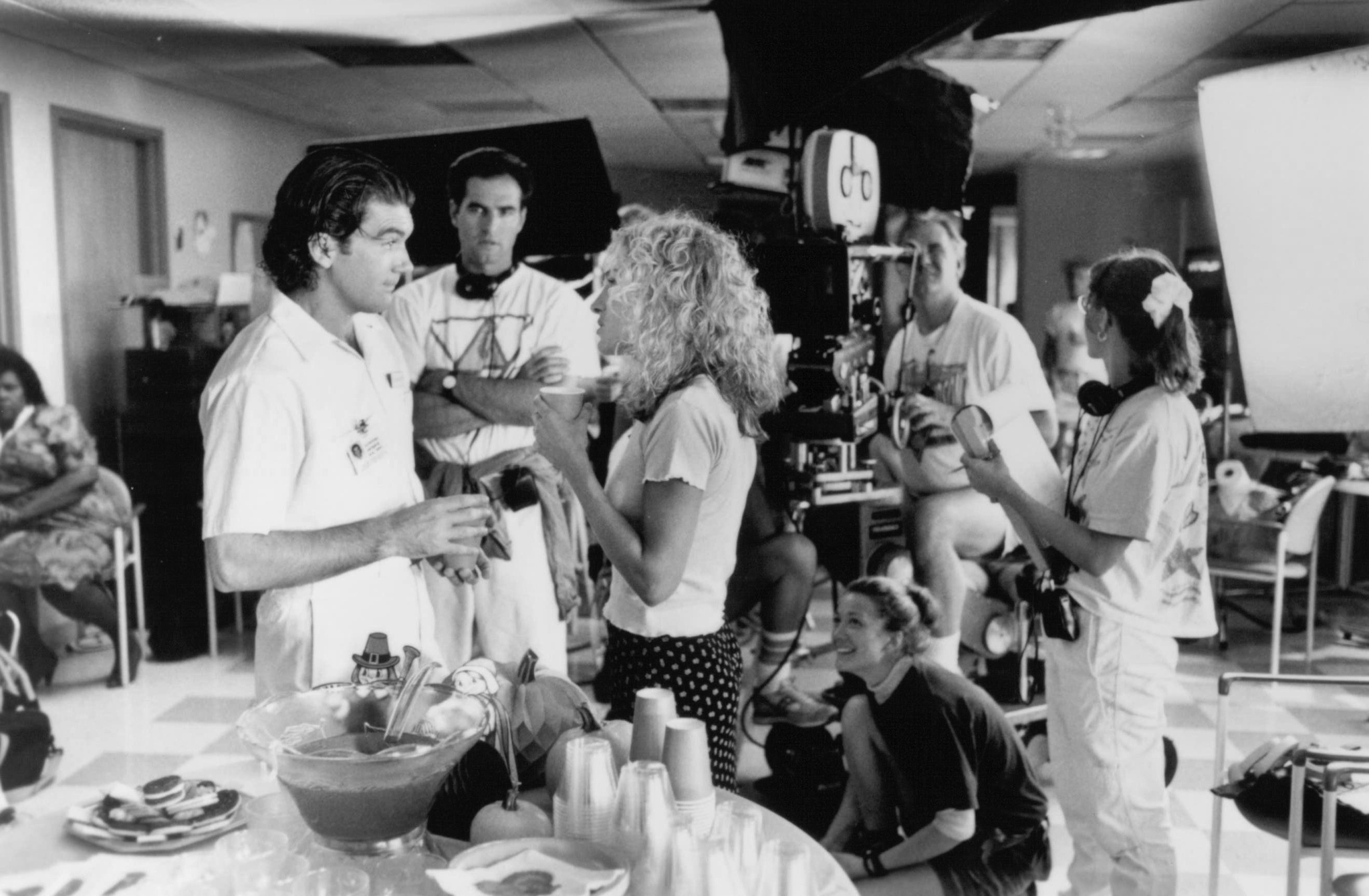 Still of Antonio Banderas, Sarah Jessica Parker and David Frankel in Miami Rhapsody (1995)