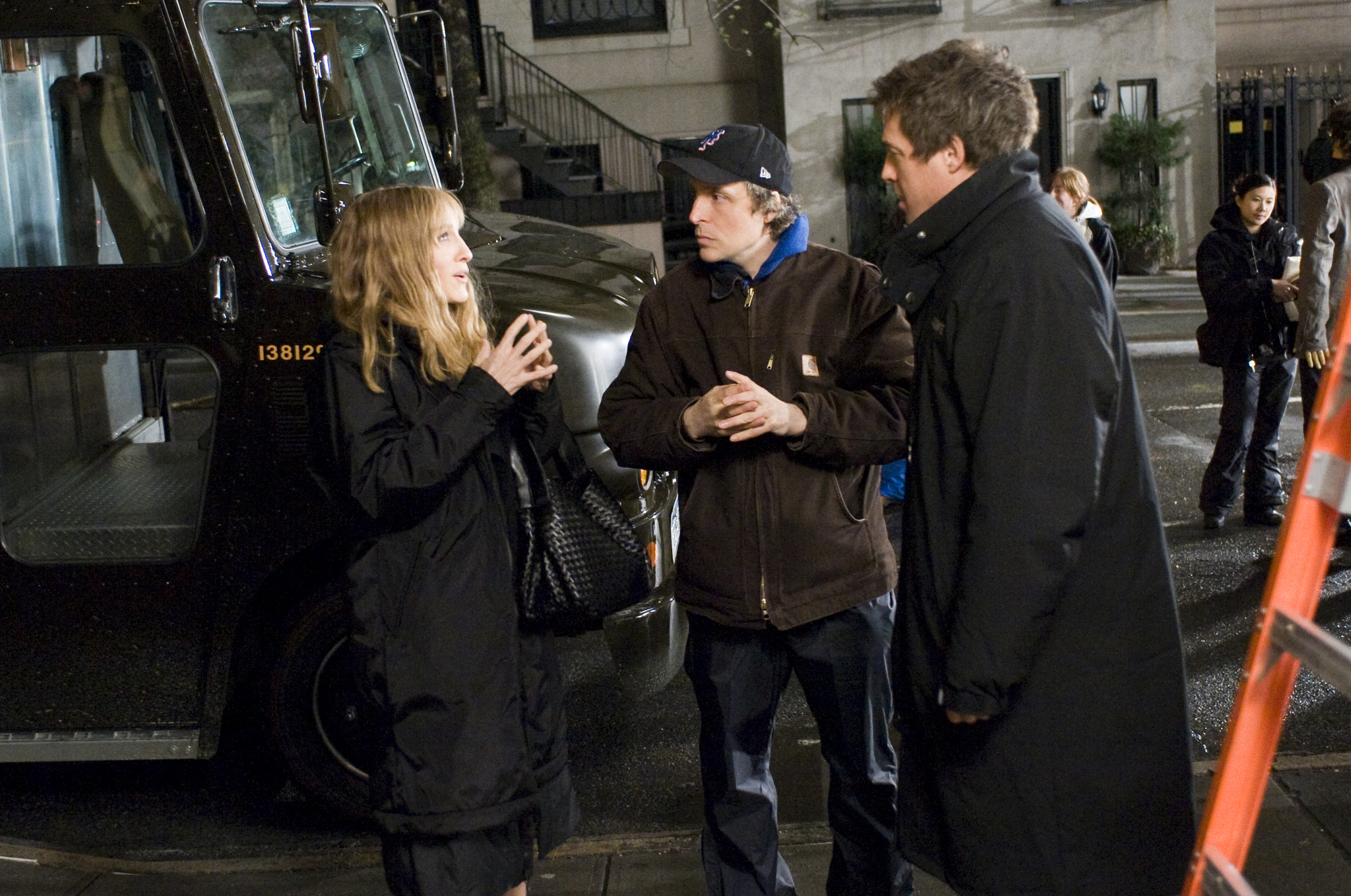 Still of Hugh Grant, Sarah Jessica Parker and Marc Lawrence in Did You Hear About the Morgans? (2009)