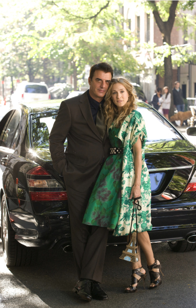 Still of Sarah Jessica Parker and Chris Noth in Seksas ir miestas (2008)