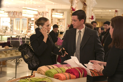 Still of Dermot Mulroney and Sarah Jessica Parker in The Family Stone (2005)