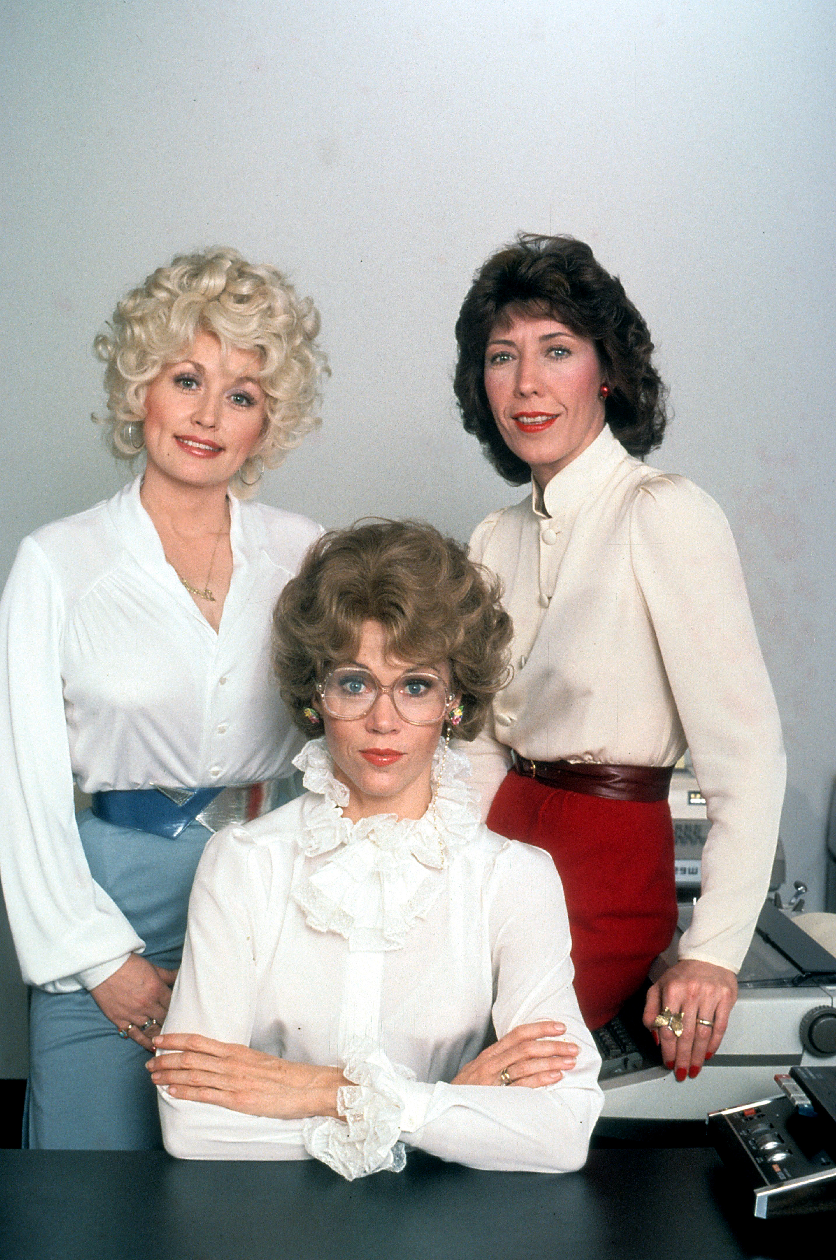 Still of Jane Fonda, Dolly Parton and Lily Tomlin in Nine to Five (1980)