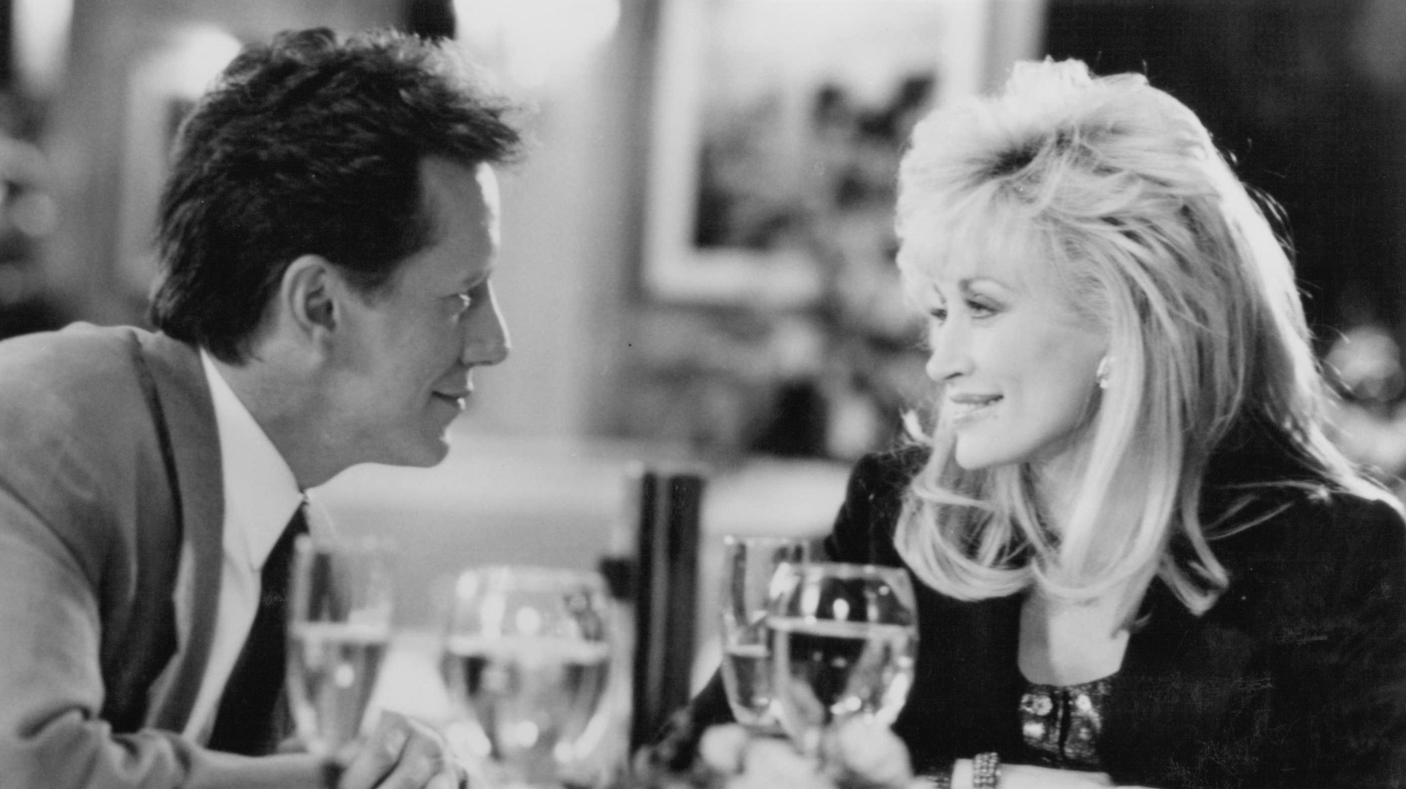 Still of James Woods and Dolly Parton in Straight Talk (1992)
