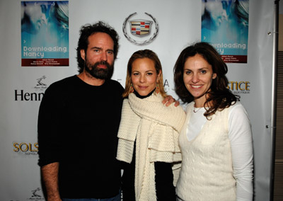 Amy Brenneman, Jason Patric and Maria Bello at event of Downloading Nancy (2008)