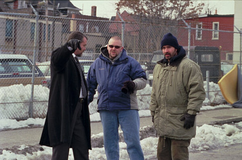 (l to r) Ray Liotta, director Joe Carnahan, Jason Patric