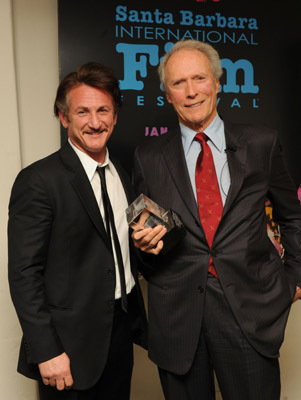 Clint Eastwood and Sean Penn