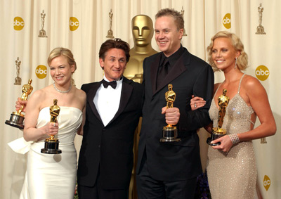 Tim Robbins, Charlize Theron, Renée Zellweger and Sean Penn