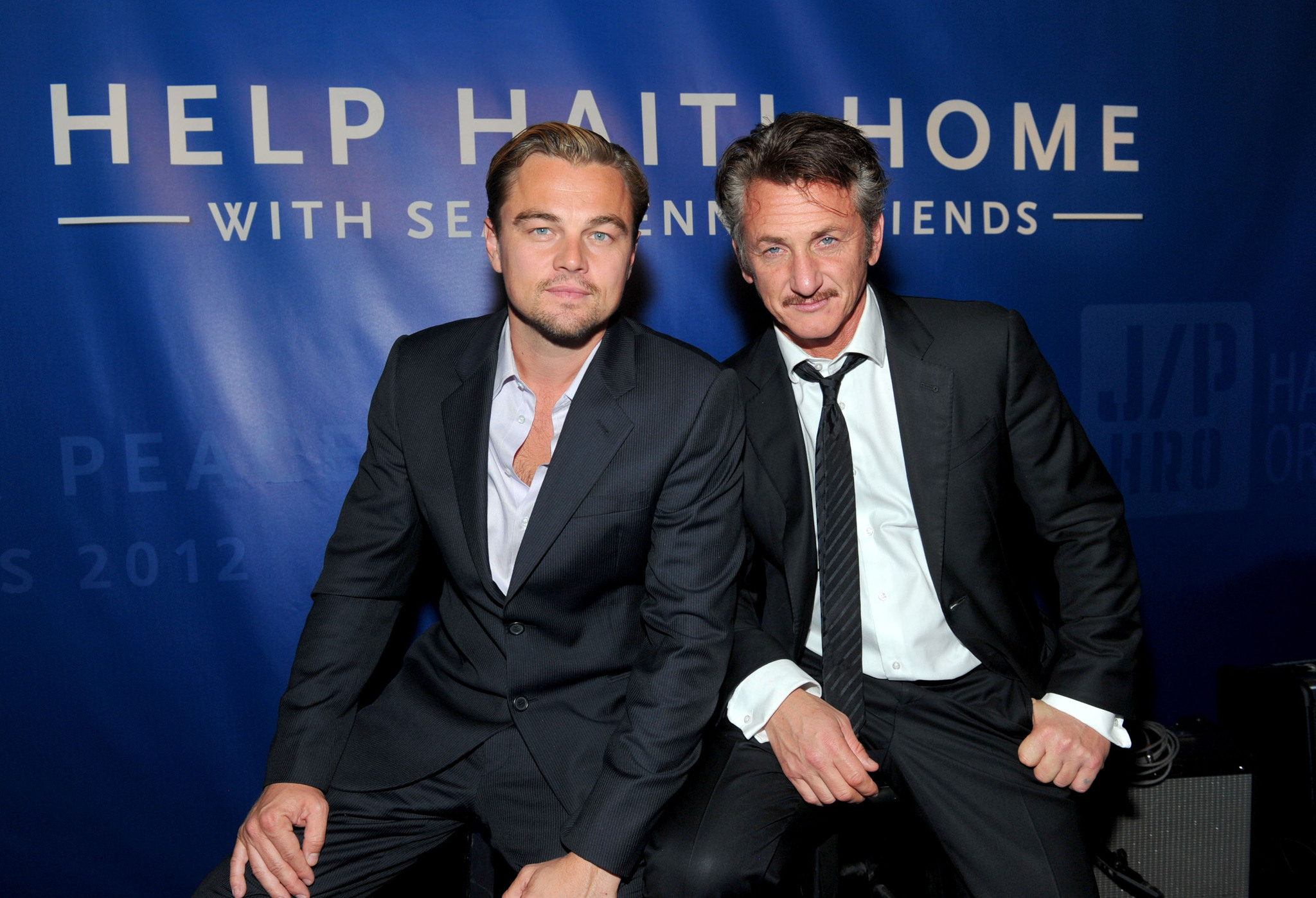 Leonardo DiCaprio and Sean Penn