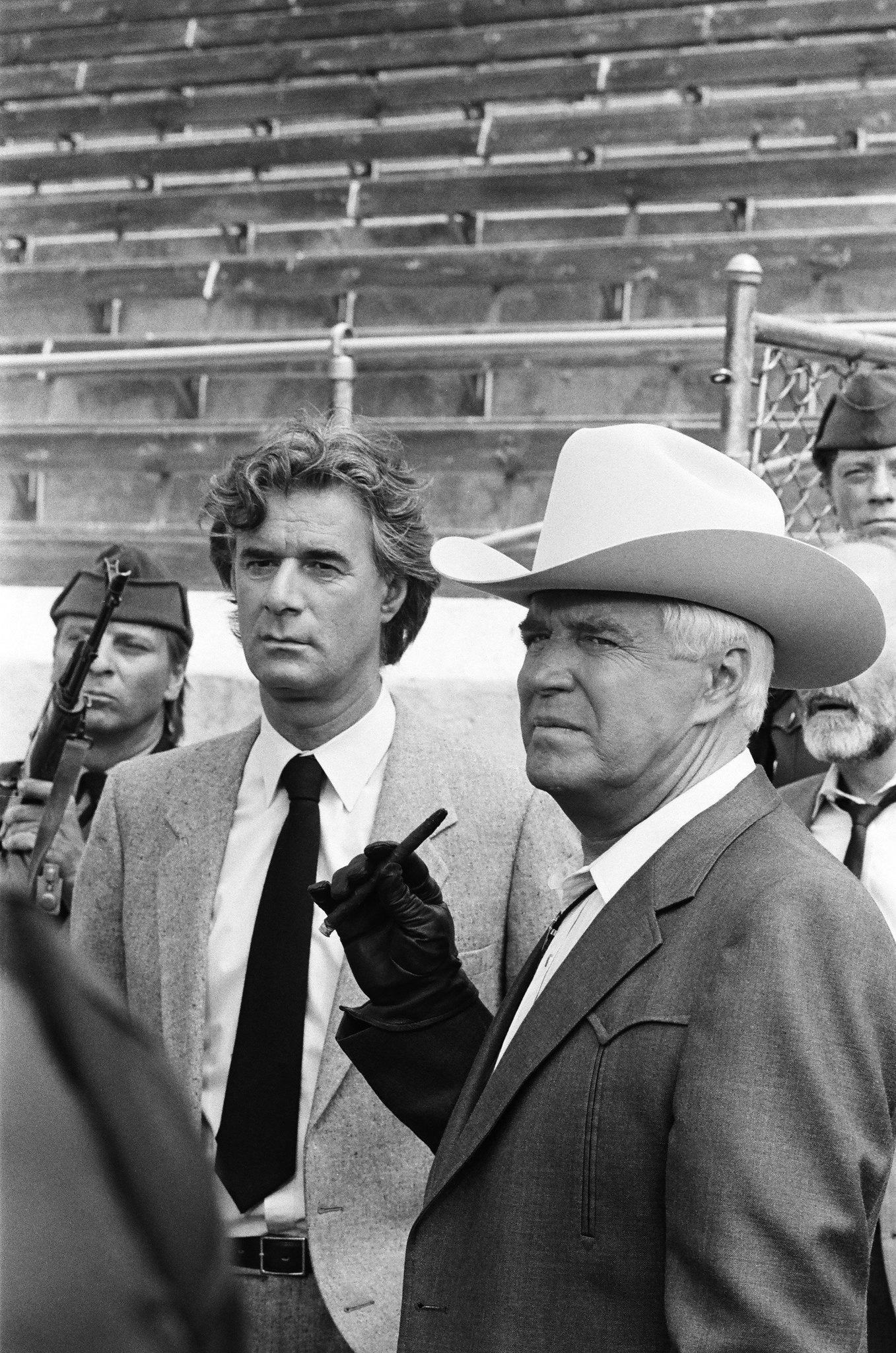 Still of George Peppard and Lyman Ward in The A-Team (1983)