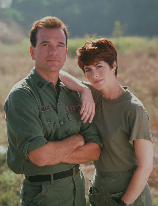 Still of Robert Picardo and Dana Delany in China Beach (1988)