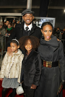 Will Smith, Jada Pinkett Smith, Jaden Smith and Willow Smith at event of The Day the Earth Stood Still (2008)