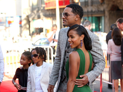 Will Smith and Jada Pinkett Smith at event of Hankokas (2008)