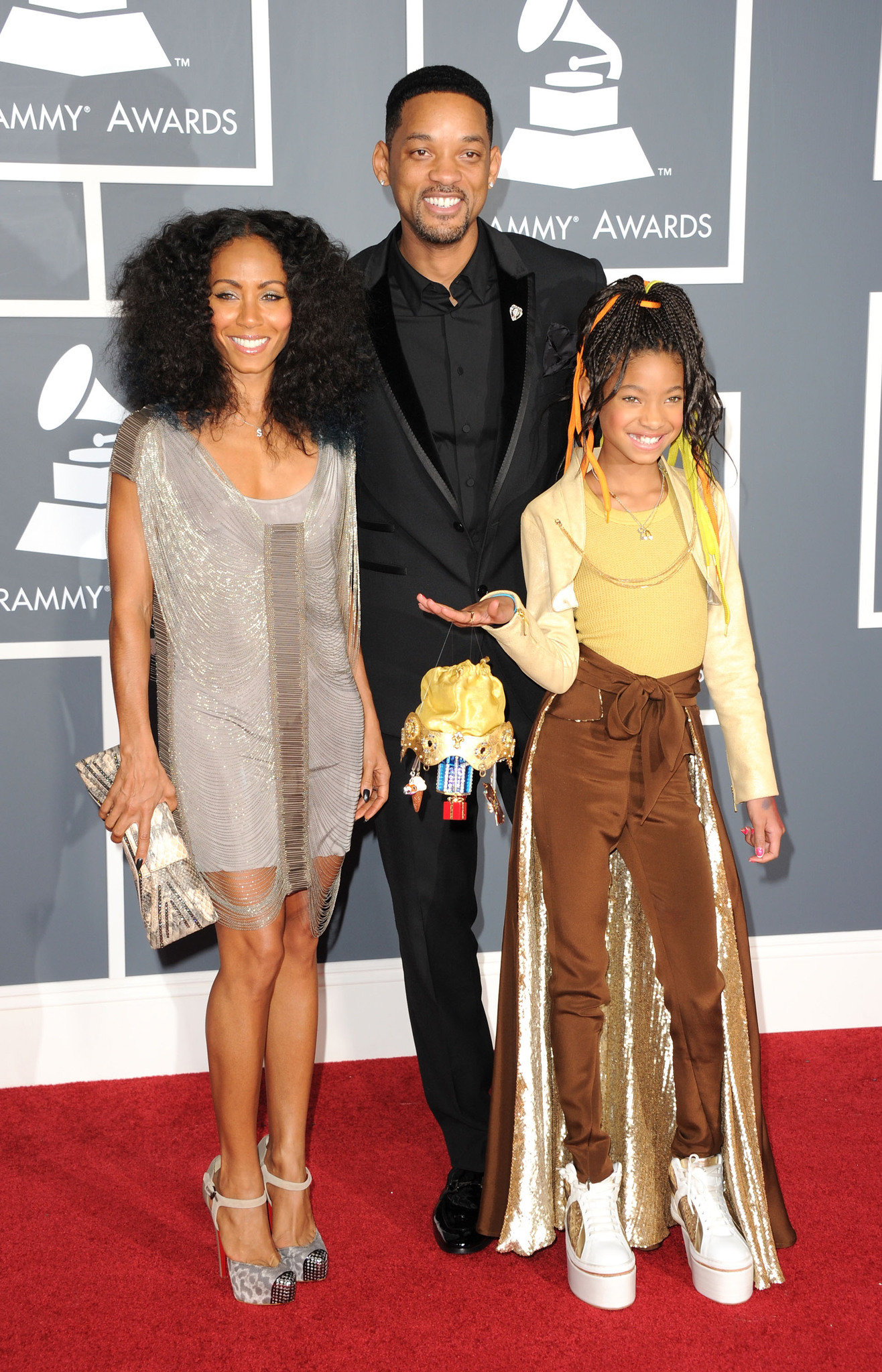 Will Smith, Jada Pinkett Smith and Willow Smith