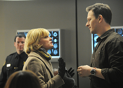 Still of Martha Plimpton and Josh Charles in The Good Wife (2009)
