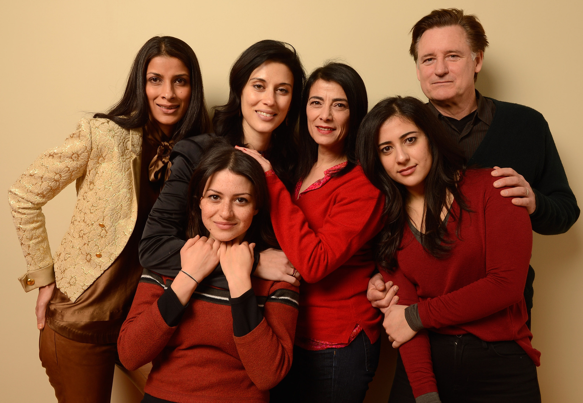 Bill Pullman, Hiam Abbass, Alia Shawkat, Cherien Dabis, Ritu Singh Pande and Nadine Malouf at event of May in the Summer (2013)