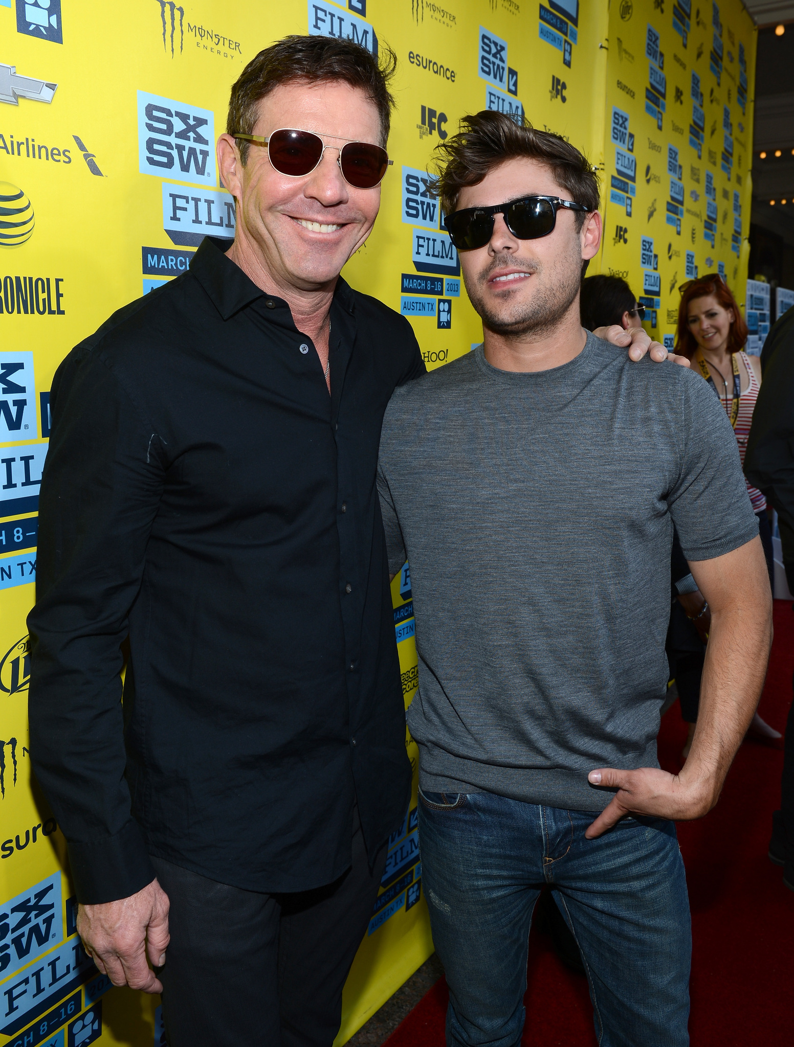 Dennis Quaid and Zac Efron at event of At Any Price (2012)