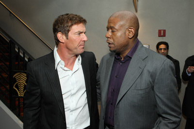 Dennis Quaid and Forest Whitaker at event of Vantage Point (2008)
