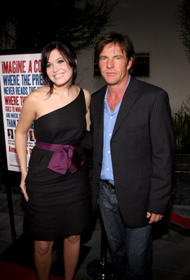 Dennis Quaid and Mandy Moore at event of American Dreamz (2006)