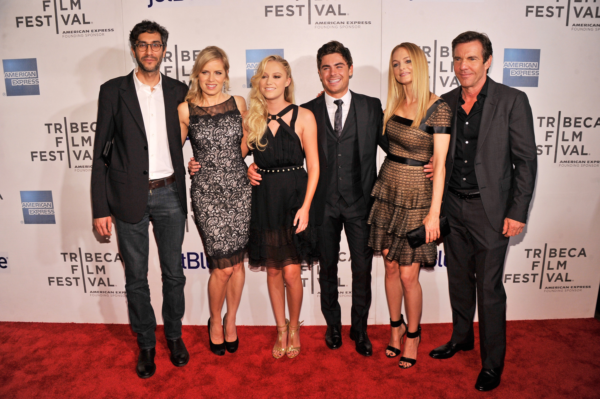 Dennis Quaid, Heather Graham, Kim Dickens, Zac Efron, Maika Monroe and Zineb Oukach at event of At Any Price (2012)