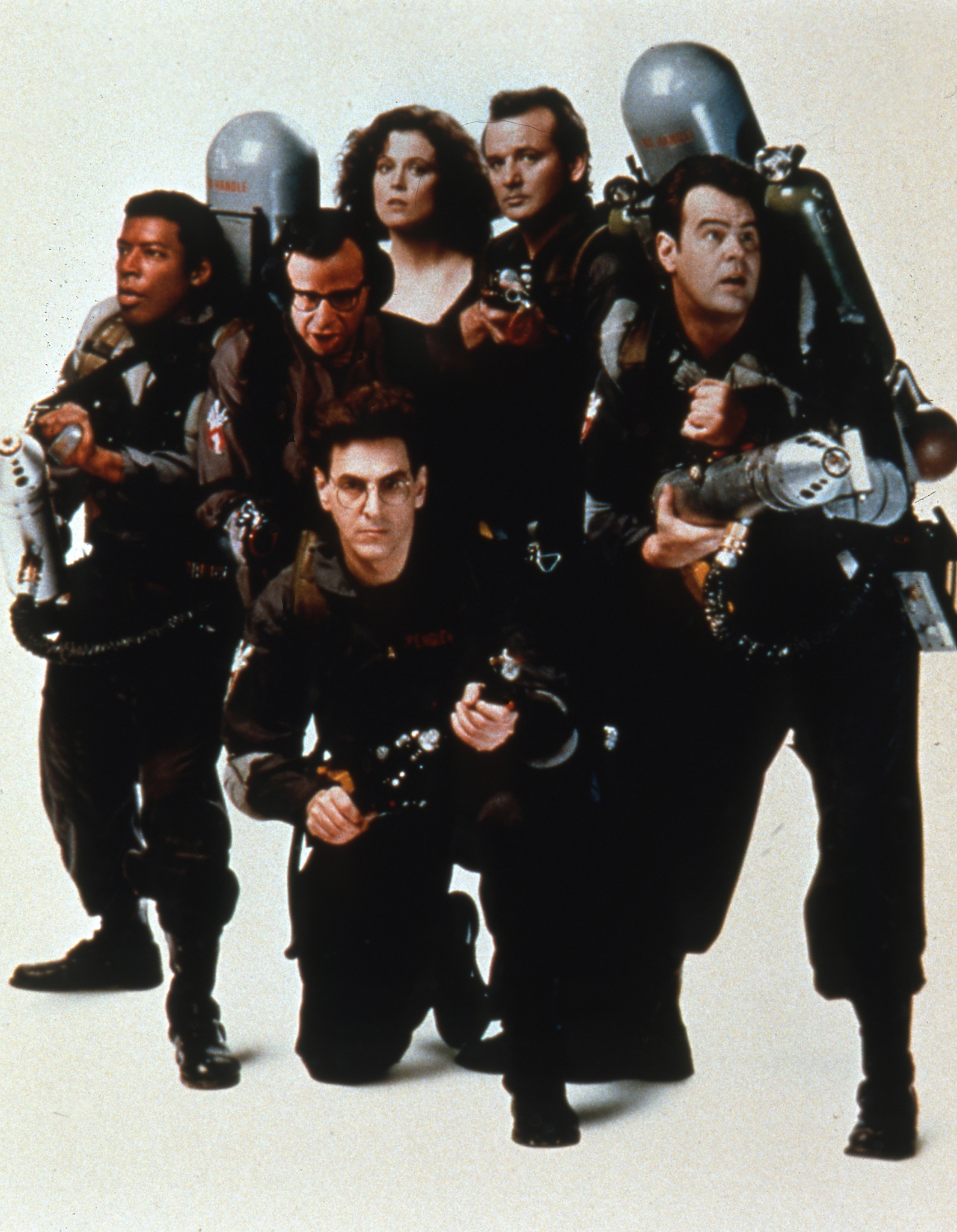 Still of Dan Aykroyd, Bill Murray, Sigourney Weaver, Harold Ramis and Rick Moranis in Ghostbusters II (1989)