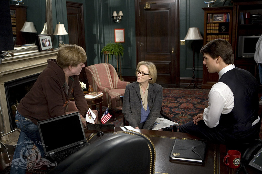 Tom Cruise, Robert Redford and Meryl Streep in Lions for Lambs (2007)