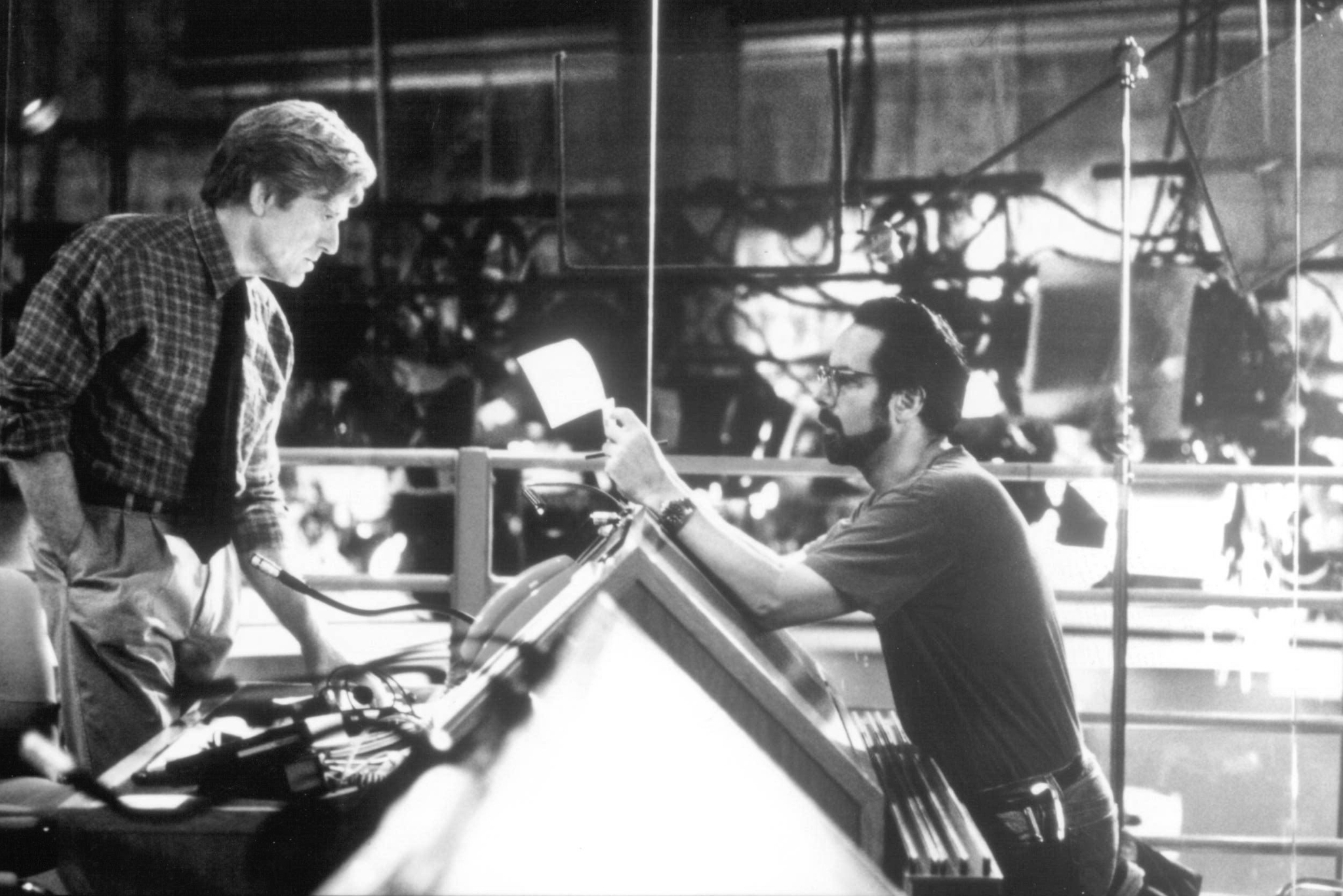 Still of Robert Redford and Jon Avnet in Up Close & Personal (1996)