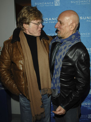 Robert Redford and Ben Kingsley at event of U2 3D (2007)
