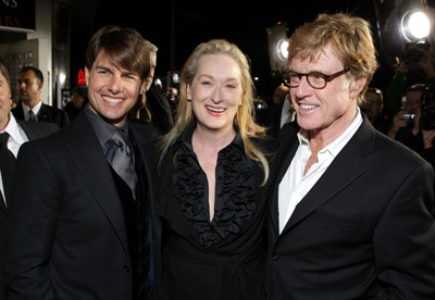 Tom Cruise, Robert Redford and Meryl Streep at event of Lions for Lambs (2007)